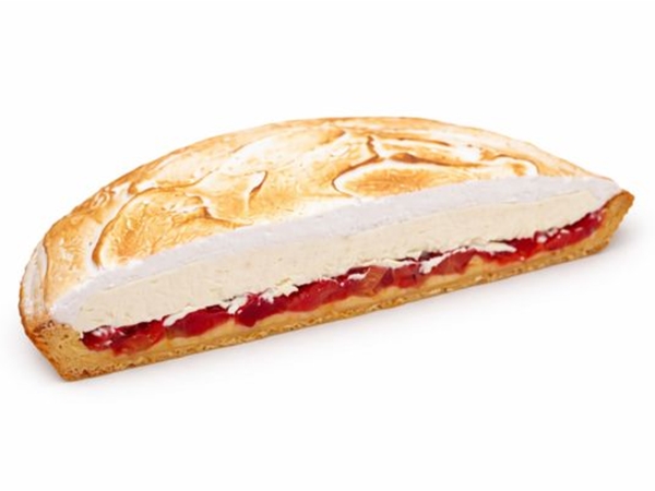 Citroen rabarber meringue