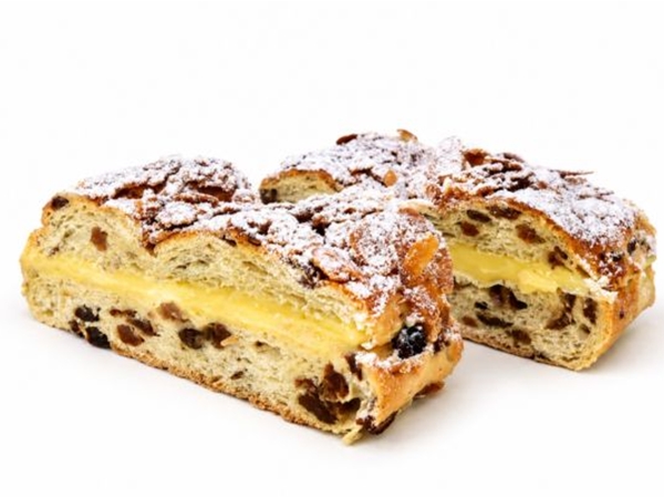 Rozijnen pudding gebakje&nbsp;per 2
